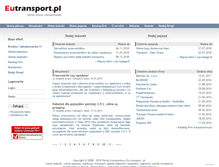 Tablet Screenshot of eutransport.pl
